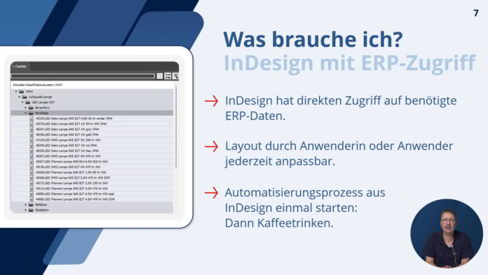 Dynamic Database Publishing: InDesign mit ERP-Zugriff