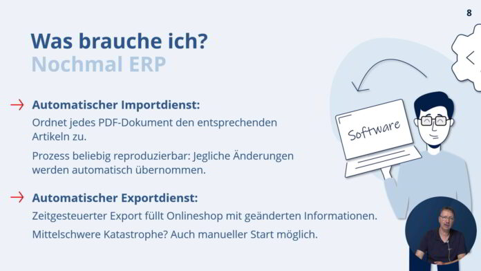 Dynamic Database Publishing: ERP-System mit Import- und Exportdienst