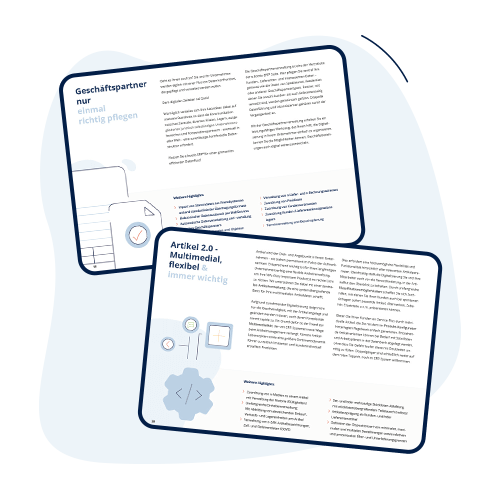 ERP-Produktinfos: Geschäftspartner & Artikel