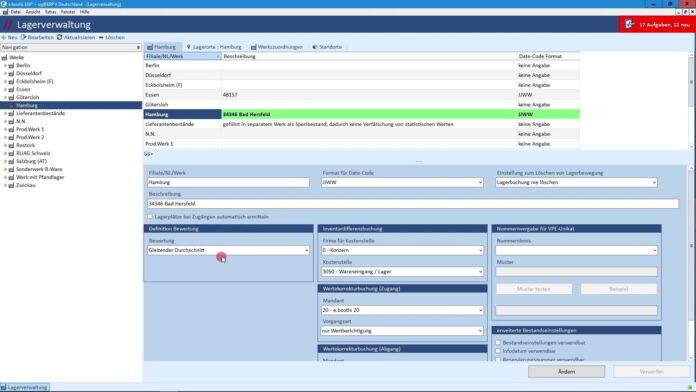 Lagerverwaltung: Die Übersicht im ERP-System e.bootis-ERPII