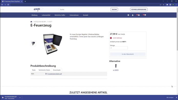 ERP und E-Commerce-Software: Multimedialer Artikel